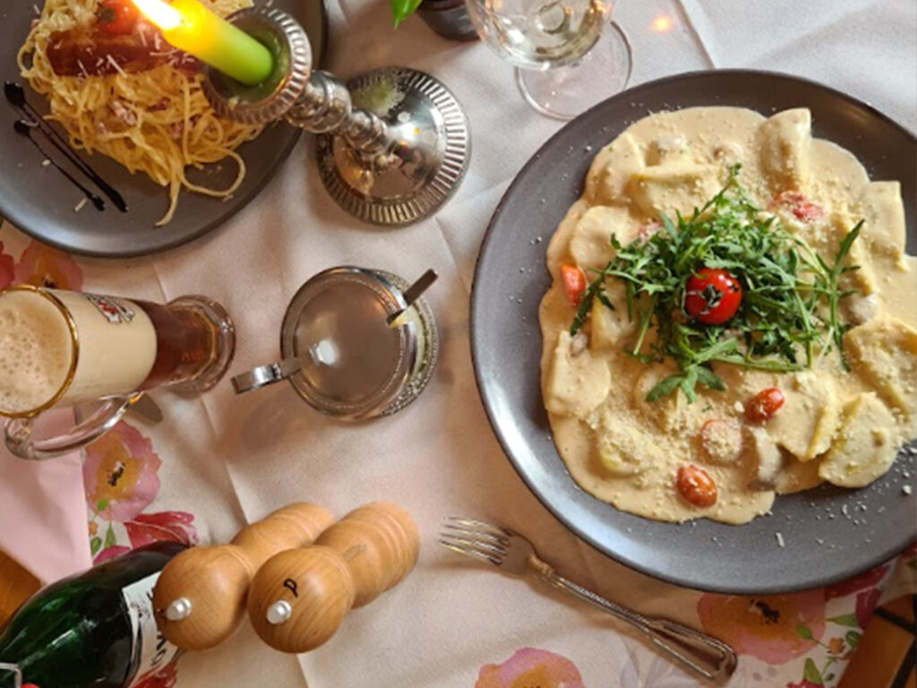 Gericht im italienischen Restaurant im Hotel Lübecker Hof in Stockelsdorf